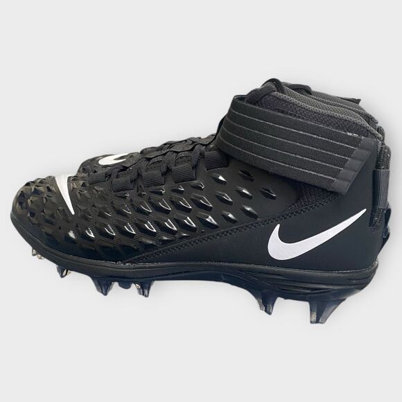 Nike Force Savage Pro 2 Black White Football Cleats AH4000-002 Mens size 10.5 - Picture 2 of 11